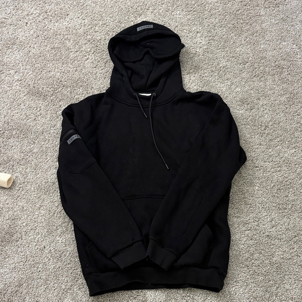 Womens Comfrt Black Hoodie